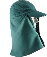 ON SITE SAFETY LEGIONNAIRE CAP- GREEN 